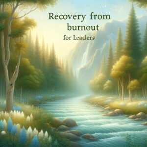 Pathway through tranquil forest representing the journey of mindful recovery from burnout.